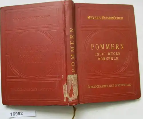 Livres de voyage de Meyer: Poméranie - bains marins, île de Rügen, Bornholm