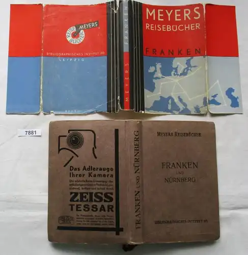 Livres de voyage de Meyer: Franken und Nuremberg, Franzwald, Frischelgebirge, Schweiz, Steigerwalds, Spessart, Rhön