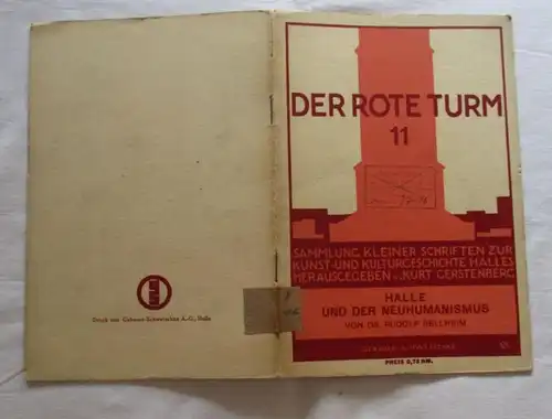 Der Rote Turm 11 - Halle und der Neuhumanismus