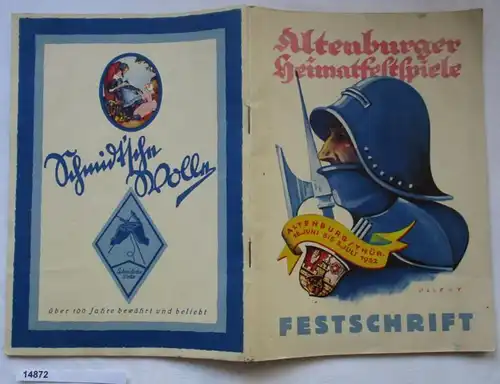 Altenburger Heimatfestspiele vom 18. Juni bis 3. Juli 1932 in Altenburg