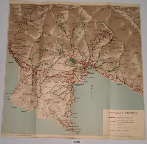 Carte: Rapallo e dintorni (Rapallo et ses environs)