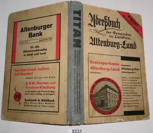 Adreßbuch der Gemeinden im Landkreis Altenburg-Land