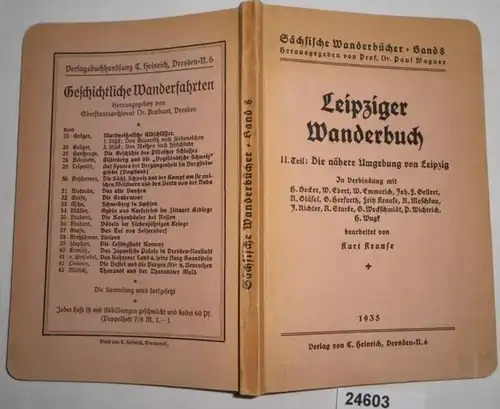 Leipziger Wanderbuch, 2. Teil: Die nähere Umgebung von Leipzig