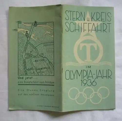 Stern u. Kreisschiffahrt im Olympia-Jahr 1936