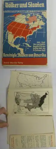 USA (Vereinigte Staaten von Amerika) (Völker und Staaten in Einzeldarstellungen herausgegeben von Dr. Heinrich Klinkenbe