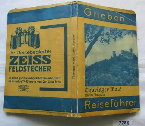 Grieben Guide de voyage Band 82 - Thuringer Wald - petite édition