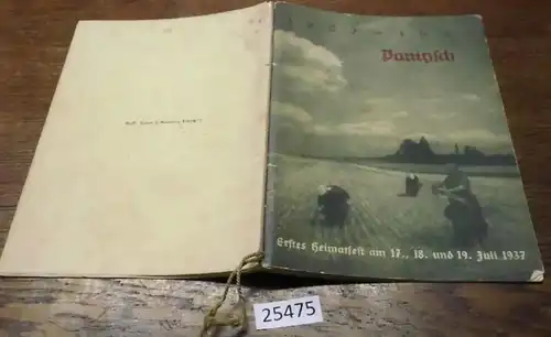 Panitzsch 1267 - 1937 - 1er Fête du pays les 17, 18 et 19 juillet 19 37