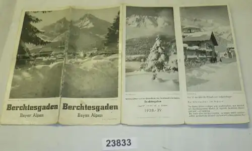 Prospekt Berchtesgaden in den Bayrischen Alpen
