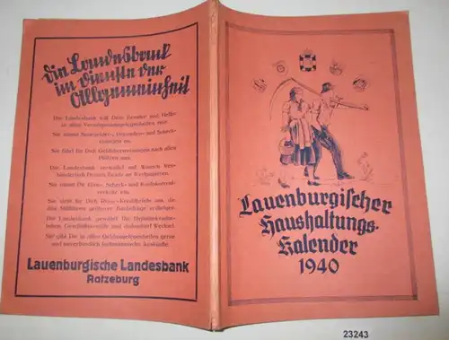Calendrier de la maison de Lauenburg 1940 - 119e année