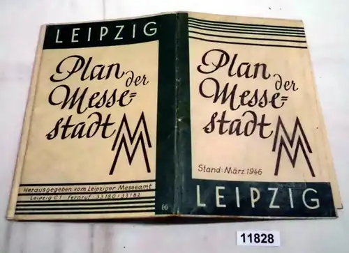 Plan de la ville de Leipzig à la foire
