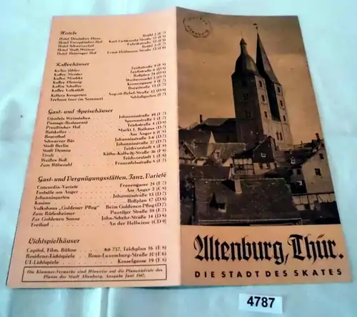 Altenburg Thür. - Die Stadt des Skates (Ausgabe Juni 1947)