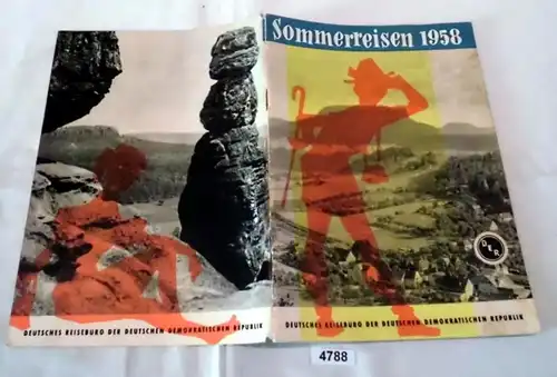 DER Deutsches Reisebüro der DDR: Sommerreisen 1958