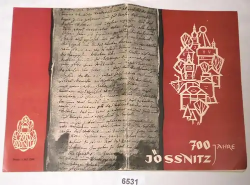700 ans de Jössnitz - Histoire du passé et du présent