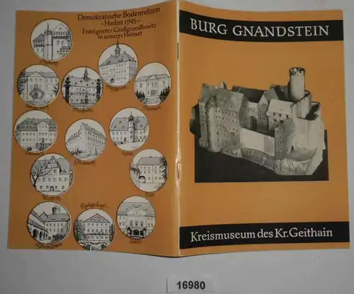Brochure: Château de Gnandstein - Créisme du Cercle de Geithain