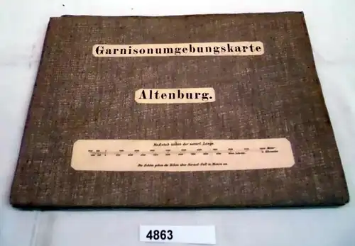 Carte de paysage de garnison Altenburg (Allemagne)