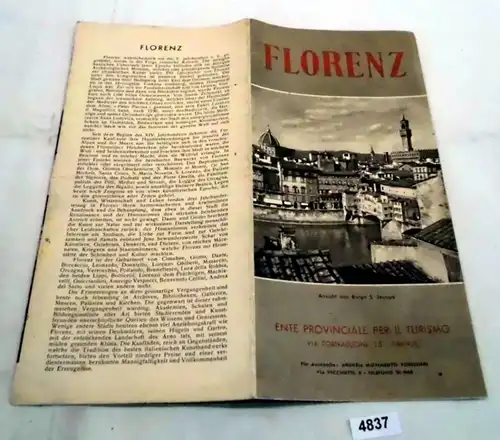 Brochure de voyage Florence. ..