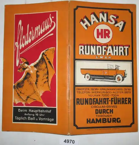 Hansa Rundfahrt G.m.b.H. - Rundfahrt-Führer durch Hamburg (Circular-Drives through Hamburg)