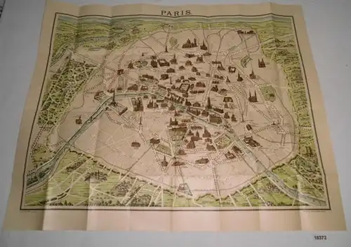 Paris - illustrierter Stadtplan