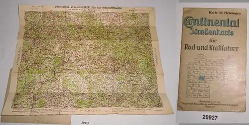 Carte de route Continental pour cyclistes et conducteurs - carte 34 opinions