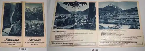 Brochure de voyage: Mittenwald Bayerisches Hochgebirge