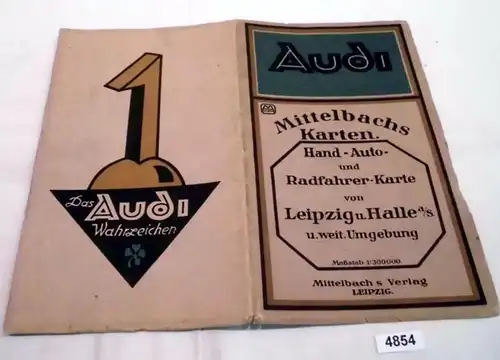 Cartes de Mittelbach à main et à vélo de Leipzig et Halle et loin.