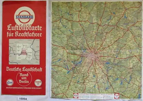 Luftbildkarte für Kraftfahrer - Rund um Berlin