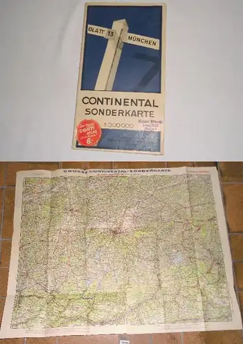 Carte spéciale Continental Blatt 13: Munich - Haute Bavière
