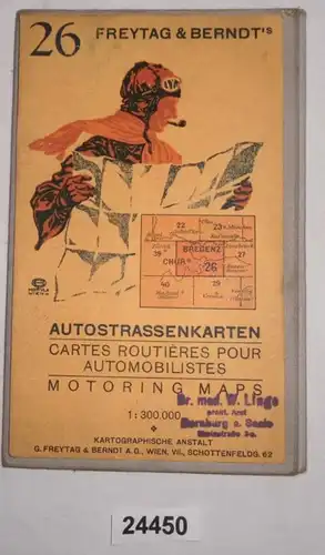 Autostrassenkarte Nr. 26 Freytag & Berndt