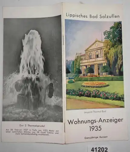 Salle de bains Lippische Salzufflen: tableaux de bord 1935
