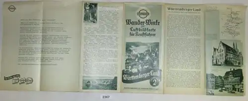 Württemberger Land - Wander-Winke zu Funklichkarte für Krafter (n° 2)