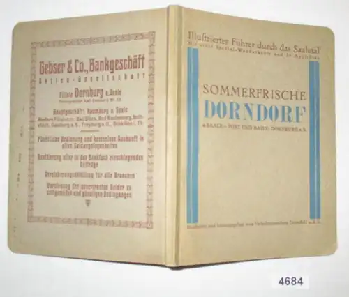 Sommerfrische Dorndorf an der Saale - Post und Bahn - Illustrierter Führer durch das Saaletal