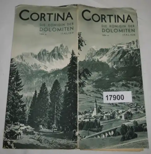 Brochure de voyage: Cortina - La Reine des Dolomites