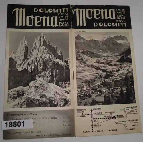 Brochure de voyage: Moena Val Di Fassa Dolomiti