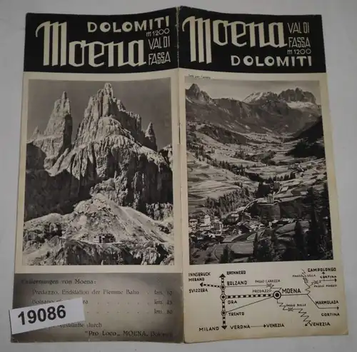 Brochure de voyage: Moena Val Di Fassa Dolomiti