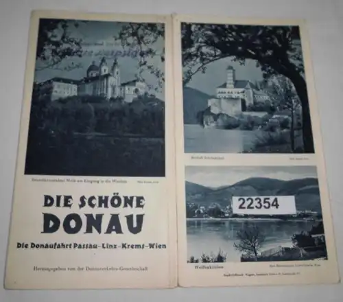 Brochure de voyage: Le beau Danube - Le Danube Passau-Linz-Krems-Vienne