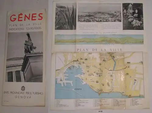 Genes - Plan de la Ville Indications touristiques