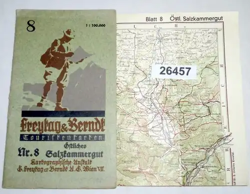 Freytag & Berndt Touristenkarten Nr. 8: Östliches Salzkammergut