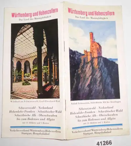 Brochure de voyage: Württemberg et Hohenzollern - Le pays de la diversité (Noirwald, Neckerland, Hoenlohe-Franken,