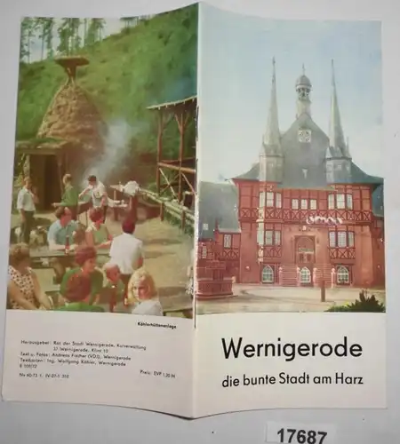 Reiseprospekt: Wernigerode die bunte Stadt am Harz