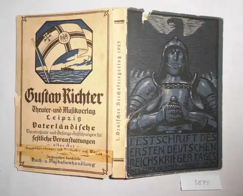 Festifrag der Ier Reichs Guerriertage de Leipzig, 17-19 octobre 1925