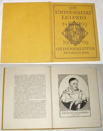 Die Universität leipzig 1409-1909 Gedenkblätter zum 30. Juli 1909