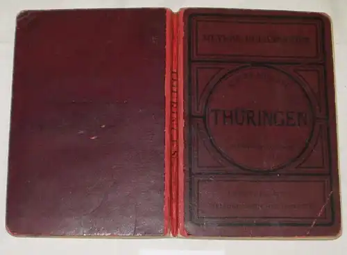 Livres de voyage de Meyer Petite édition Thuringe et Frankenwald