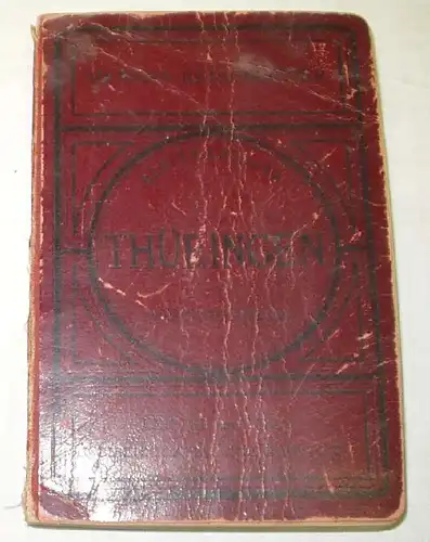 Livres de voyage de Meyer Thuringe et Frankenwald