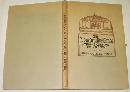 La belle ville allemande du centre de l'Allemagne par Gustav Wolf