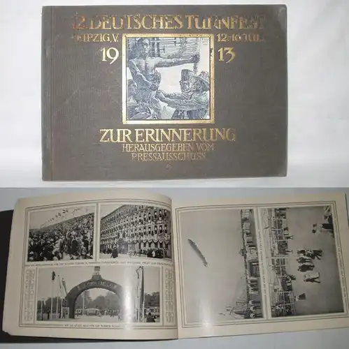 12) Festival allemand de la gymnastique Leipzig du 12 au 16 juillet 1913