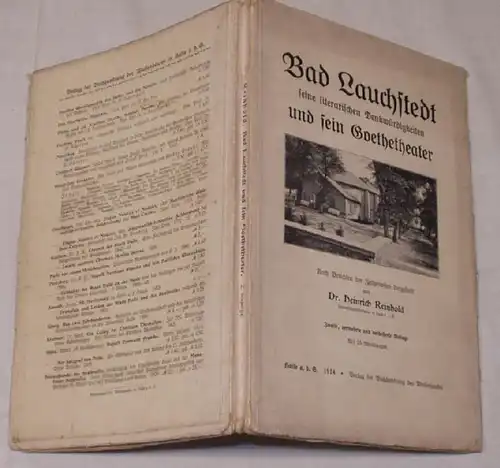 Bad Lauchstedt, ses mémoires littéraires et son théâtre de Goethe, selon les récits des contemporains