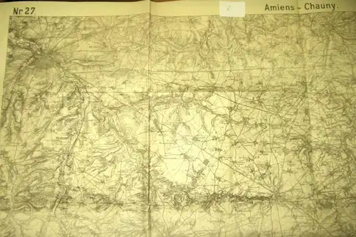 Landkarte Nr. 27 Amiens-Chauny