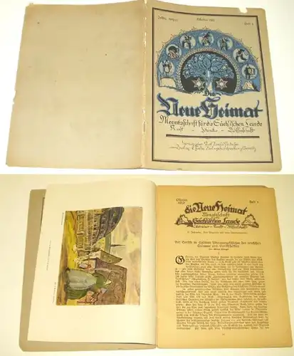 Die neue Heimat - Monatsschrift für die Sächsischen Lande (Kunst-Literatur-Wissenschaft), Heft 4 Oktober 1919