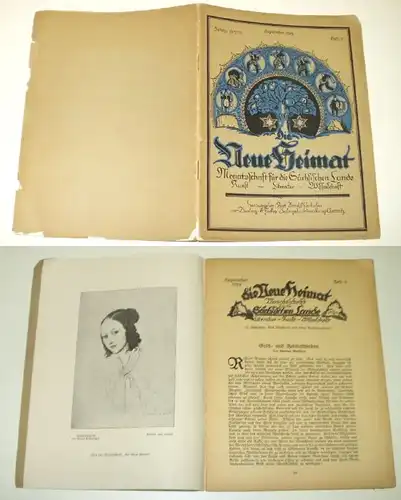Die neue Heimat - Monatsschrift für die Sächsischen Lande (Kunst-Literatur-Wissenschaft), Heft 3 September 1919