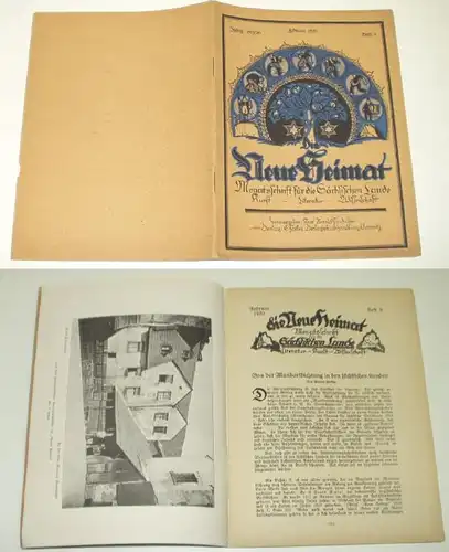 Die neue Heimat - Monatsschrift für die Sächsischen Lande (Kunst-Literatur-Wissenschaft), Heft 8 Februar 1920